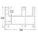 Sliding Frame 80; Slim