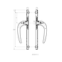 Door Handle Dummy Set 