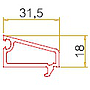 Glazing Bead 31.5