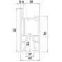 Sliding Door Sash 92