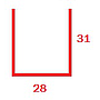 เหล็กบานเลื่อนประตู 92 (SD)