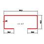 Steel For Large Post 40 (Swing Door) /