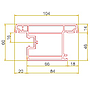 Casement Door Sash (Outward)